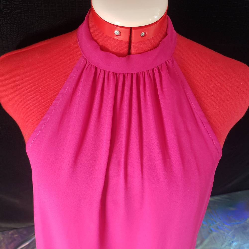 Three ENA Fuchsia Halter Top